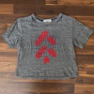 Barry’s Distressed Crop Top!